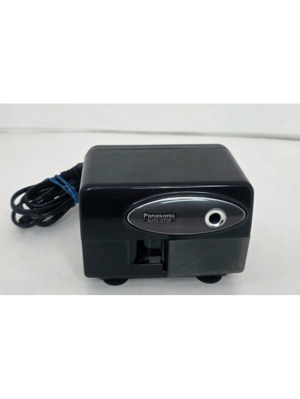 Retro Panasonic KP-310 Auto-Stop Electric Pencil Sharpener Black Tested